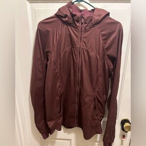 Barely worn lululemon light weight jacket, size 10